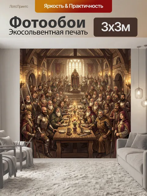 300 × 300 см · Экосольвентная печать
