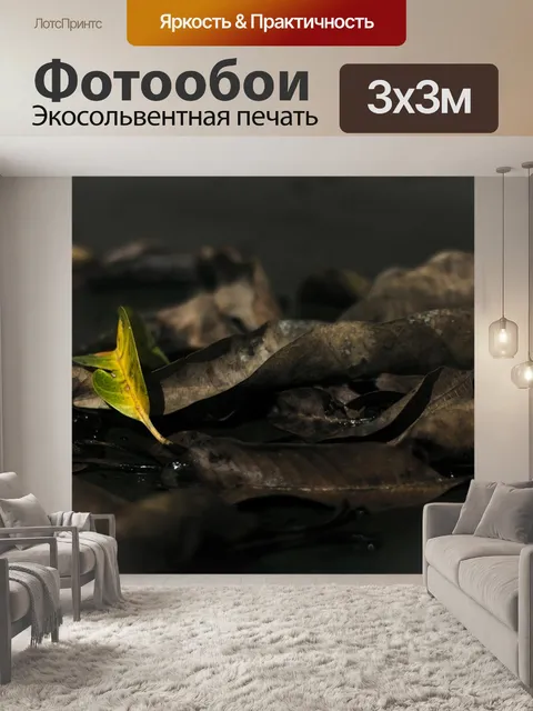 Фотообои Яркий лист