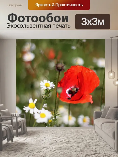 Фотообои Маки