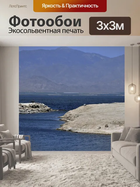 Фотообои Ландшафтный вид Салтонского моря