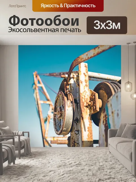 Фотообои Лебедка