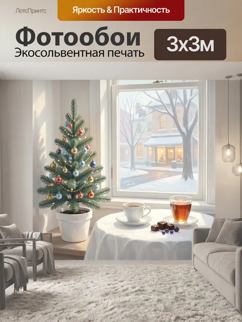 300 × 300 см · Экосольвентная печать