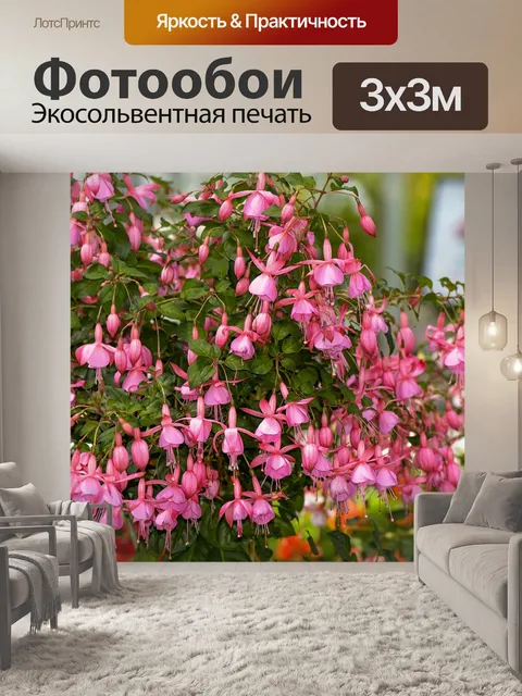 Фотообои Фуксия
