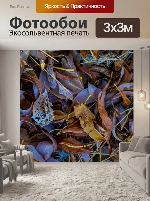 Фотообои Цвет фона падения