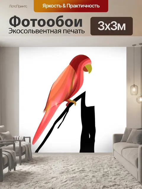Фотообои Попугай