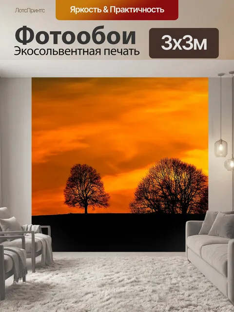 Фотообои Закат солнца