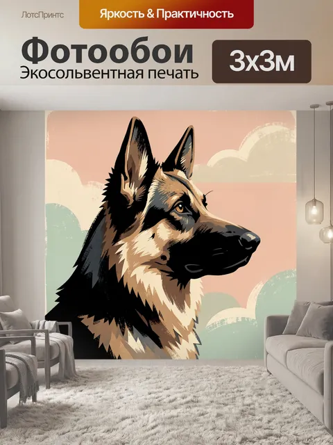 Фотообои Овчарка в профиль