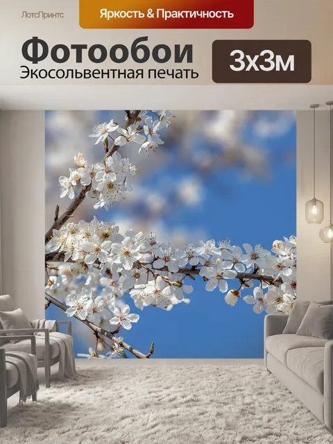 Фотообои Цветение вишни