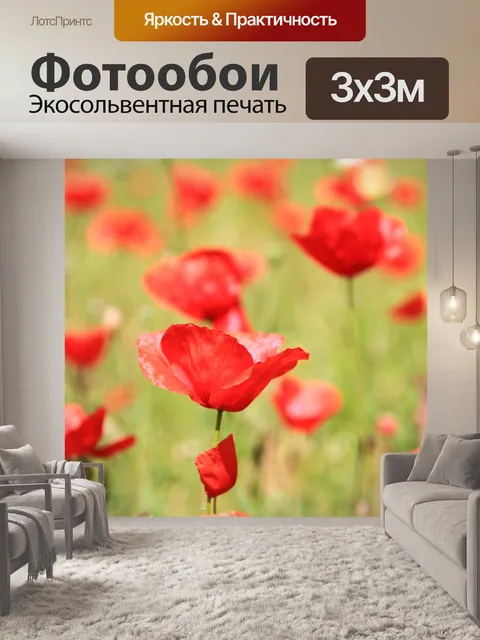 Фотообои Маки