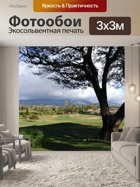 Фотообои Поле для гольфа