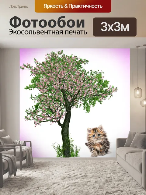 Фотообои Кошка