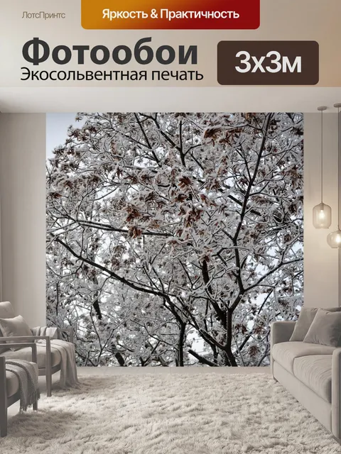 Фотообои Снег