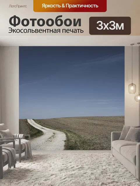 Фотообои Полевой путь