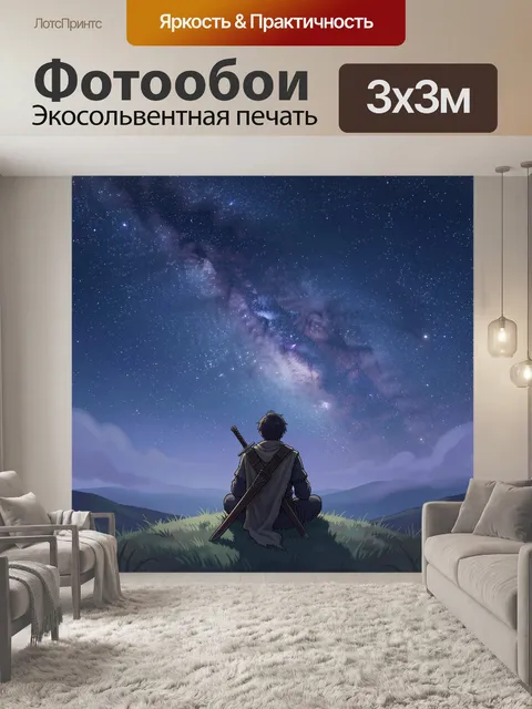 300 × 300 см · Экосольвентная печать