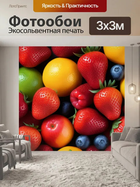 Фотообои с фруктами
