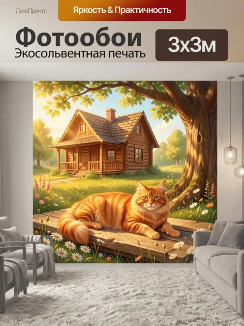 300 × 300 см · Экосольвентная печать