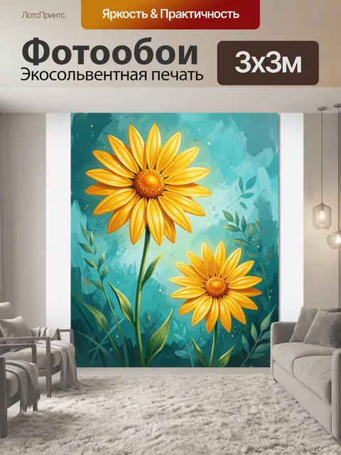 300 × 300 см · Экосольвентная печать
