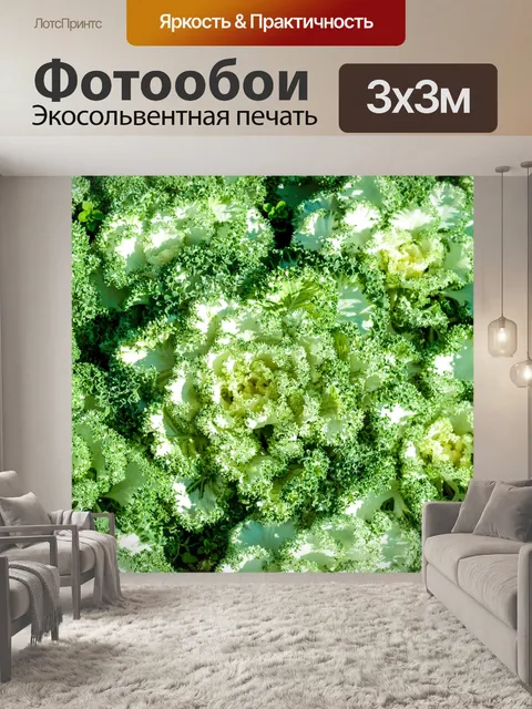 Фотообои цветник