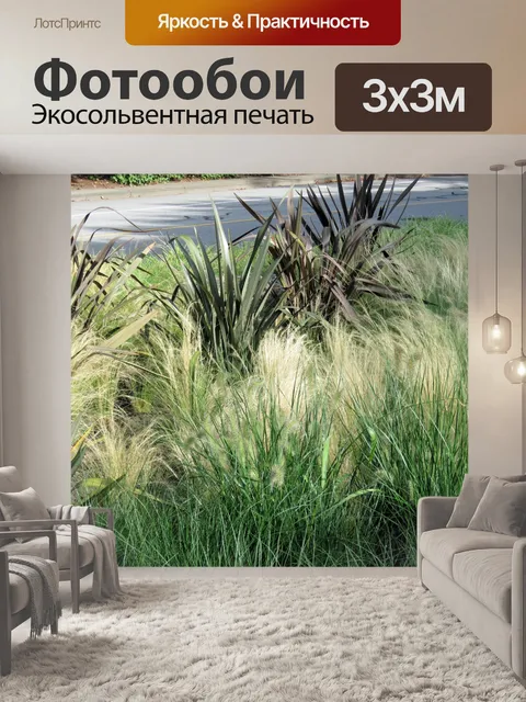 Фотообои длинные травы