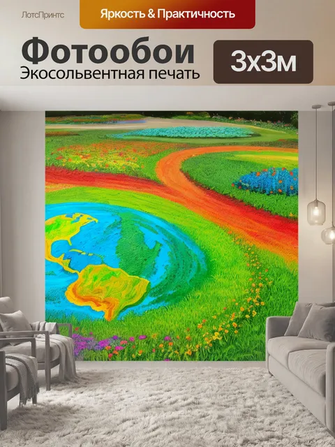 Фотообои с землей