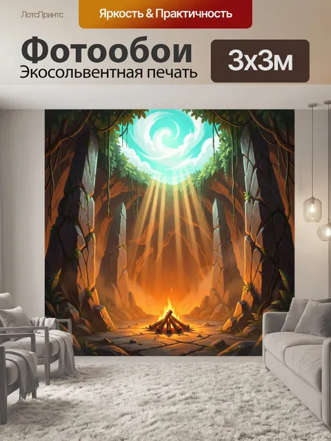 300 × 300 см · Экосольвентная печать