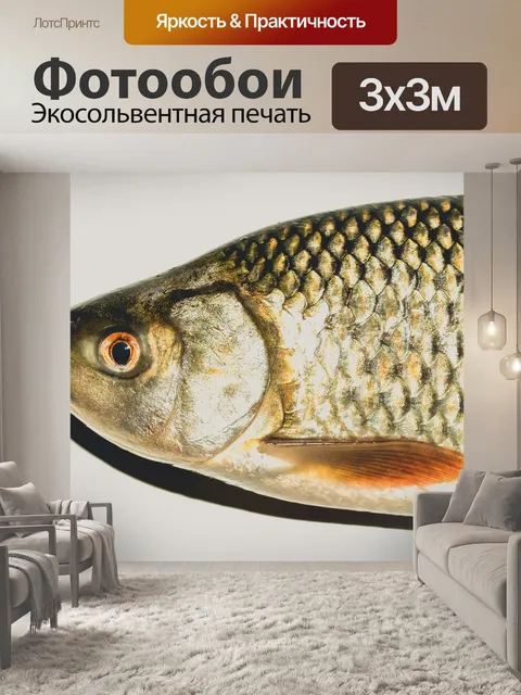 Фотообои Корм для пресноводных рыб