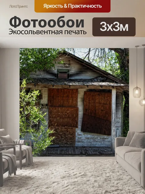 Фотообои Посадочный дом