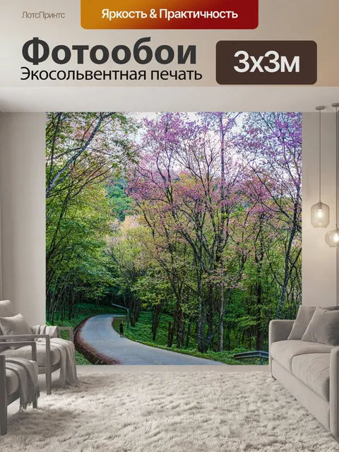 Фотообои Дикая гималайская вишня, Чианг Рай,