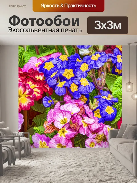 Фотообои Сад петунии