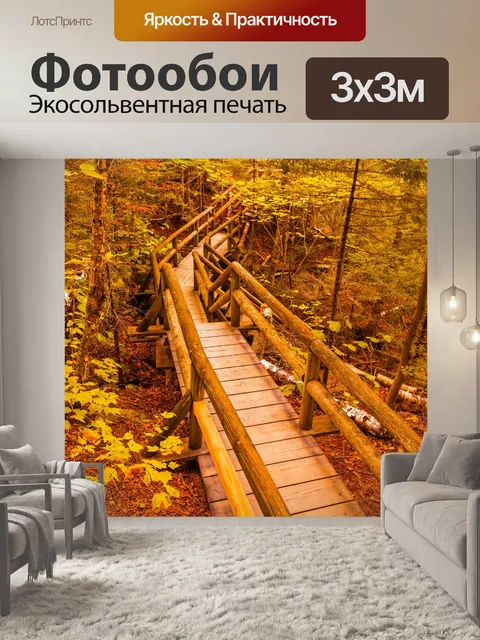 Фотообои тропа для променада