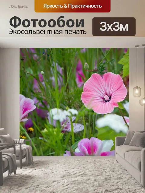 Фотообои Полевые цветы