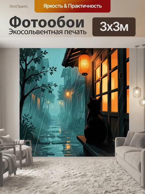 300 × 300 см · Экосольвентная печать