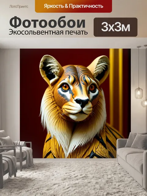 Фотообои животные в стиле барокко