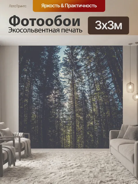 Фотообои лес