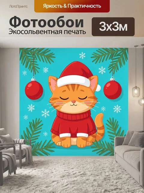 300 × 300 см · Экосольвентная печать