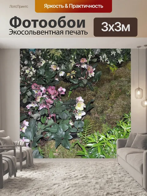 Фотообои Сад с морозниками