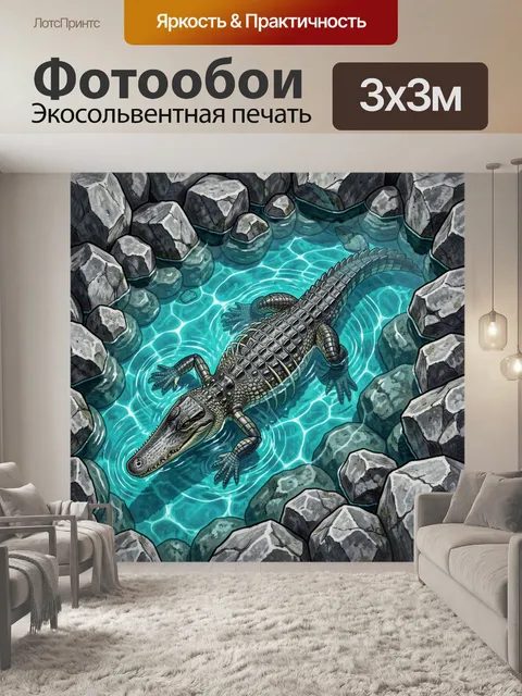 300 × 300 см · Экосольвентная печать