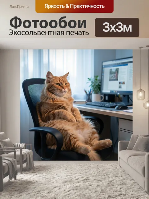 300 × 300 см · Экосольвентная печать
