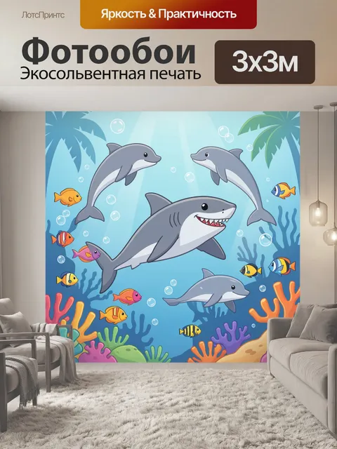 300 × 300 см · Экосольвентная печать