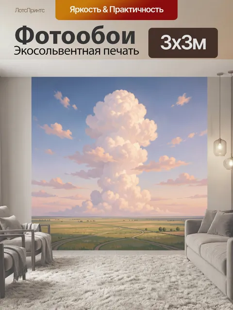 300 × 300 см · Экосольвентная печать