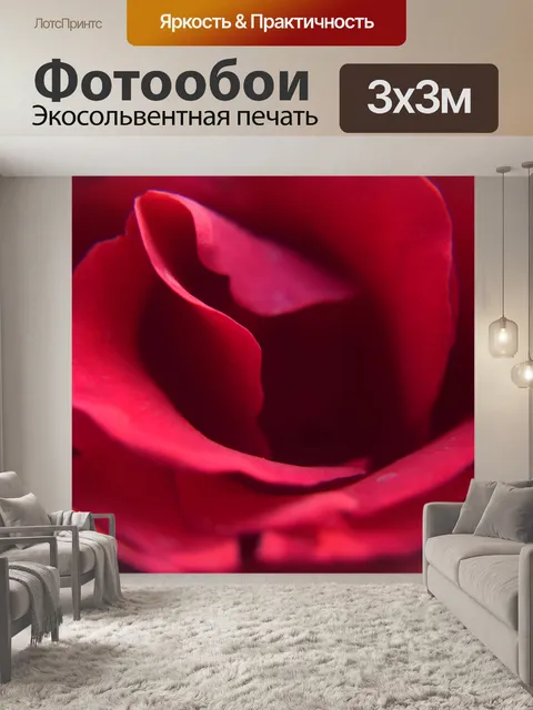 Фотообои Рядом с 3 розы