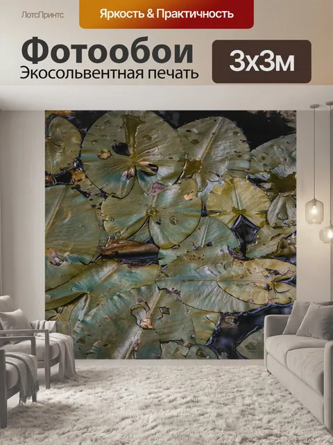 Фотообои Водяные лилии