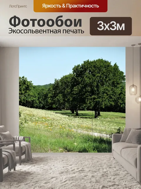 Фотообои Поле весны весной