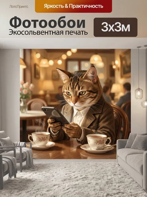 300 × 300 см · Экосольвентная печать