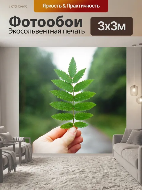 Фотообои Лист