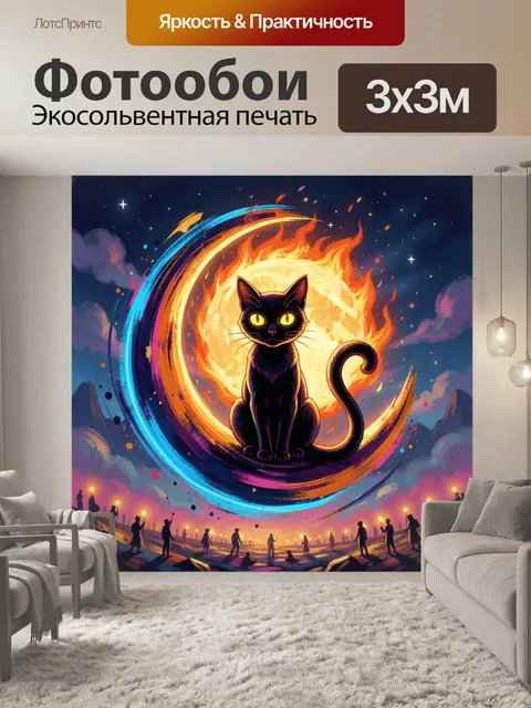 300 × 300 см · Экосольвентная печать