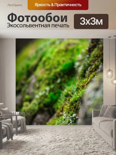 Фотообои Мох
