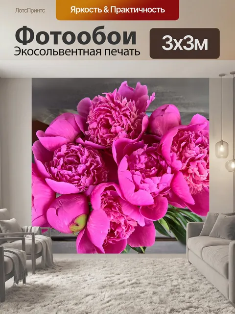 Фотообои Пионы