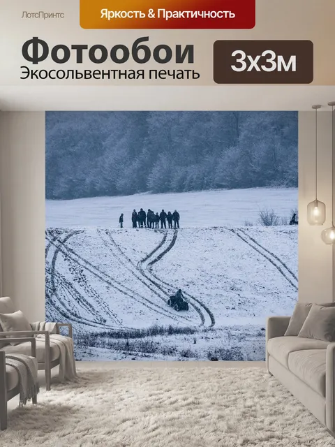Фотообои Снег