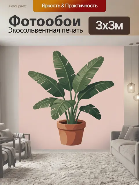 300 × 300 см · Экосольвентная печать